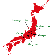 Fuji Paths Tour Map Fuji Paths Tour Map
